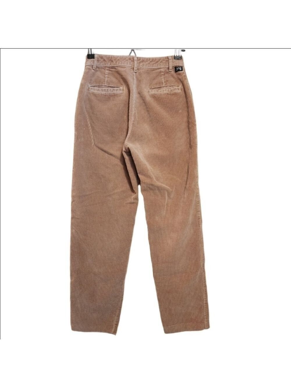 WOMEN'S VINTAGE JAG WIDE WALE TAN CORDUROY STRAIGHT LEG PANTS SIZE 2/4 EUC - Picture 6 of 8